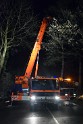 Container LKW umgestuerzt Koeln Brueck Bruecker- Dellbruecker Mauspfad P555